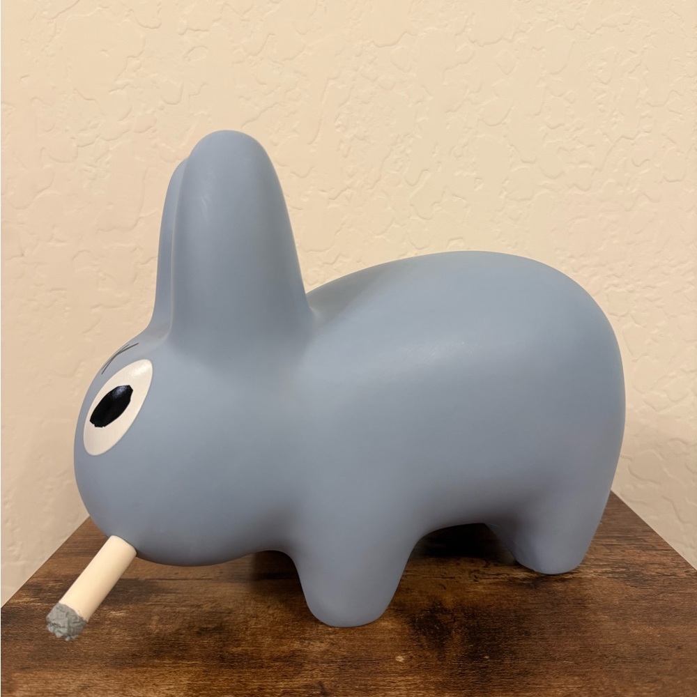 Frank Kozik SIGNED Kidrobot 10" Blue Labbit - Picture 9 of 11